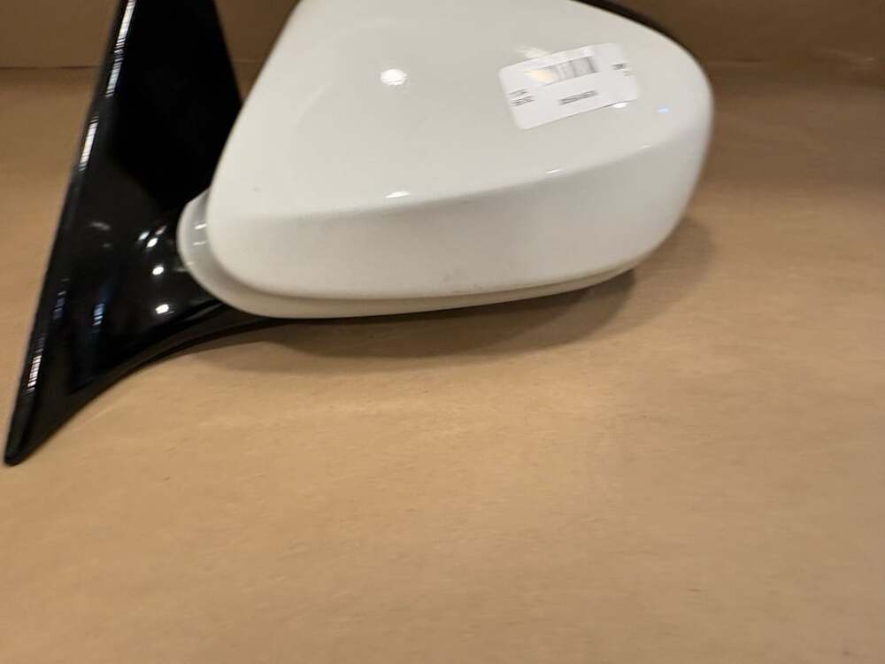 2009-12 BMW 7 Series Left Driver Side Mirror White OEM 740i 750i 760i